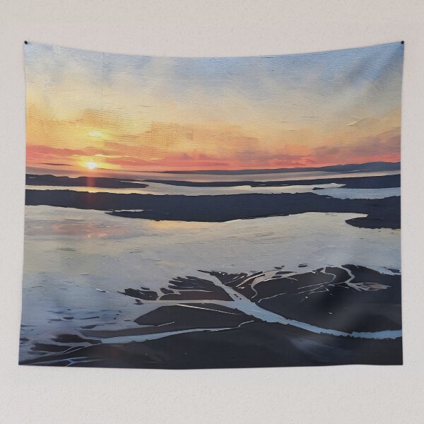 Item preview, Puget Sound Sunset (Oil Painting) designed and sold by flyscenicair.