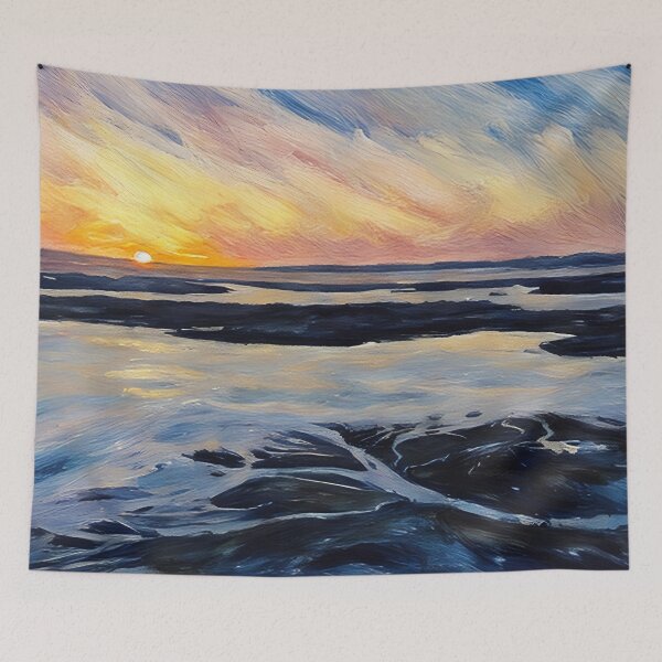 Item preview, Puget Sound Sunset (Pastel) designed and sold by flyscenicair.