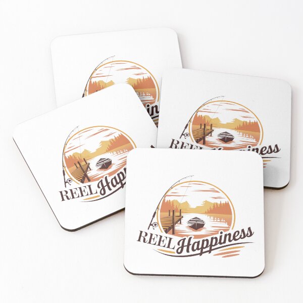 Item preview, Reel Happiness Fishing lover & angler designed and sold by BLZART.