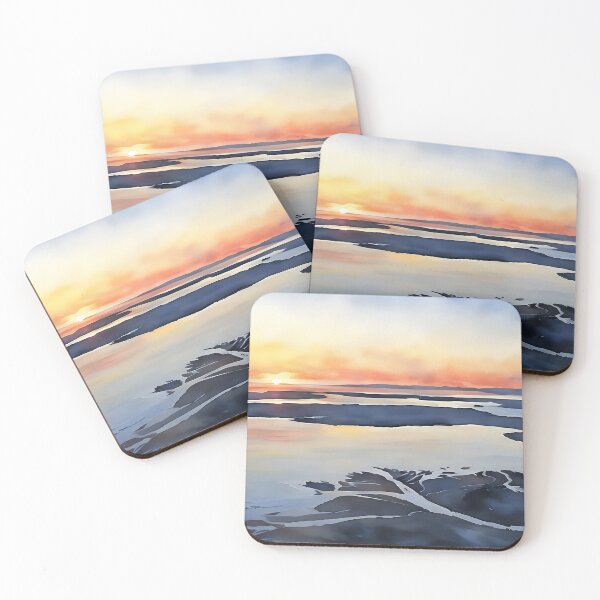 Item preview, Puget Sound Sunset (Watercolor) designed and sold by flyscenicair.