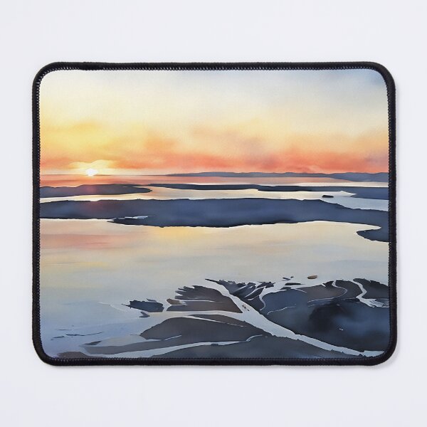 Item preview, Puget Sound Sunset (Watercolor) designed and sold by flyscenicair.
