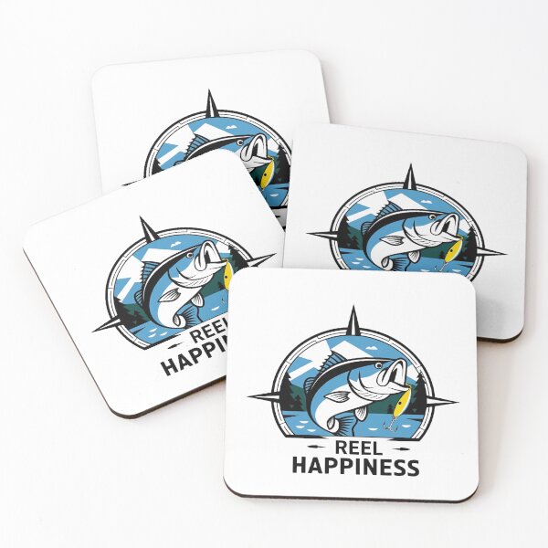Item preview, Reel Happiness Fishing lover & angler designed and sold by BLZART.