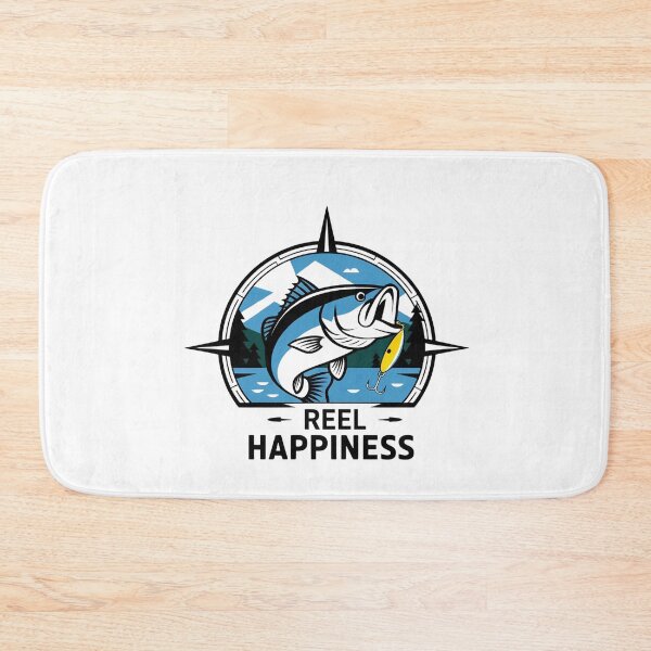 Item preview, Reel Happiness Fishing lover & angler designed and sold by BLZART.