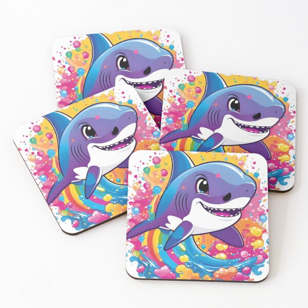 Item preview, Rainbow Shark designed and sold by MoonBunniie.