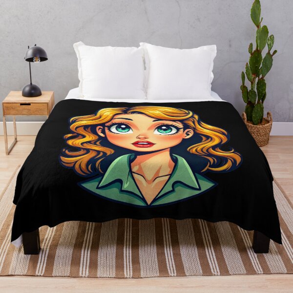 Item preview, Cute Classic Vintage Style Anime Girl designed and sold by TheArtOfPat.