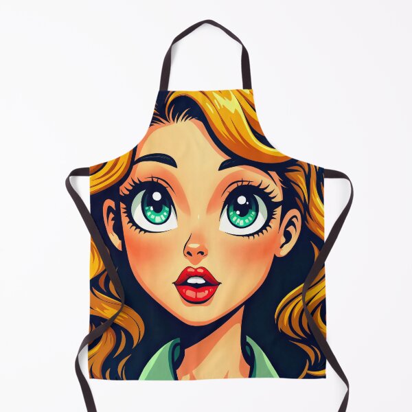 Item preview, Cute Classic Vintage Style Anime Girl designed and sold by TheArtOfPat.