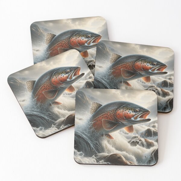 Item preview, SALMON GOING TO SPAWN designed and sold by origingallery.