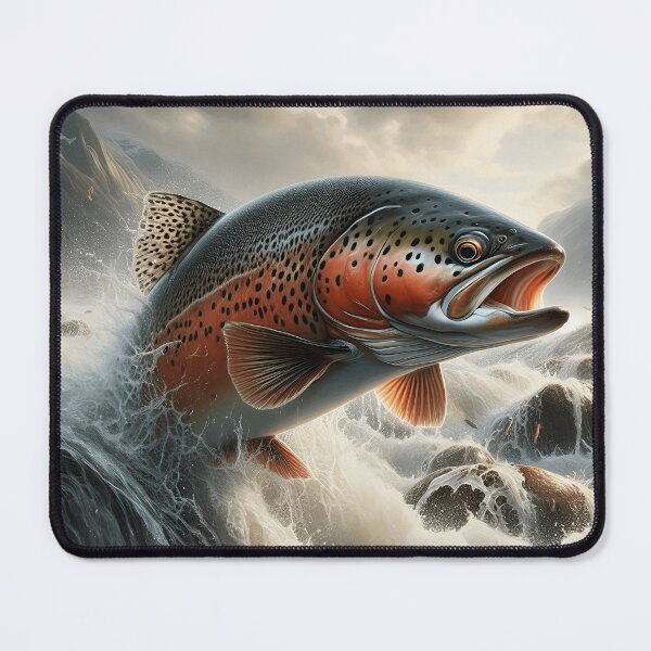 Item preview, SALMON GOING TO SPAWN designed and sold by origingallery.