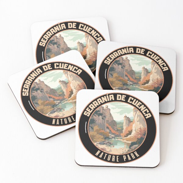 Item preview, Serrania de Cuenca Nature Park in Cuenca Spain Art Travel Emblem designed and sold by MaateoDesign.