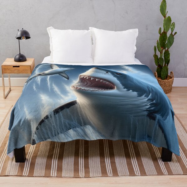Item preview, WHITE SHARK ATTACKING A SEAL designed and sold by origingallery.