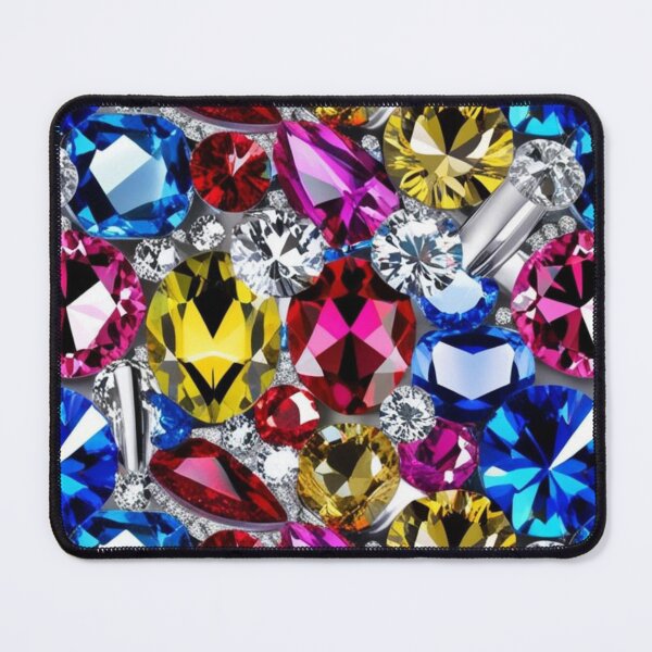 Item preview, Colourful gemstones and diamonds pattern designed and sold by Chippychips1.