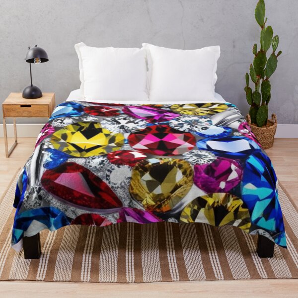 Item preview, Colourful gemstones and diamonds pattern designed and sold by Chippychips1.