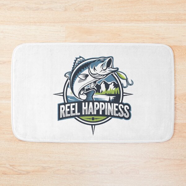 Item preview, Reel Happiness Fishing lover & angler designed and sold by BLZART.