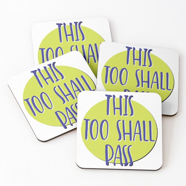 Item preview, This Too Shall Pass Slogan designed and sold by ApexDesigners.
