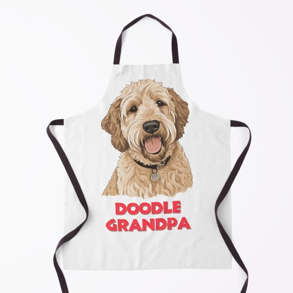 Item preview, Doodle Grandpa Cream Colored Labradoodle Looking Affectionately designed and sold by PoodleDoodles4U.