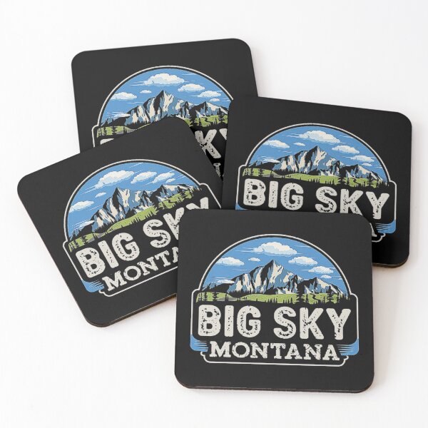 Item preview, Scenic Big Sky Montana Mountain Landscape Design designed and sold by love3617.