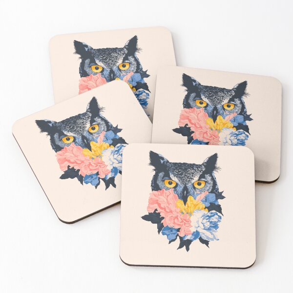 Item preview, Owl and Flowers designed and sold by Liededrom..
