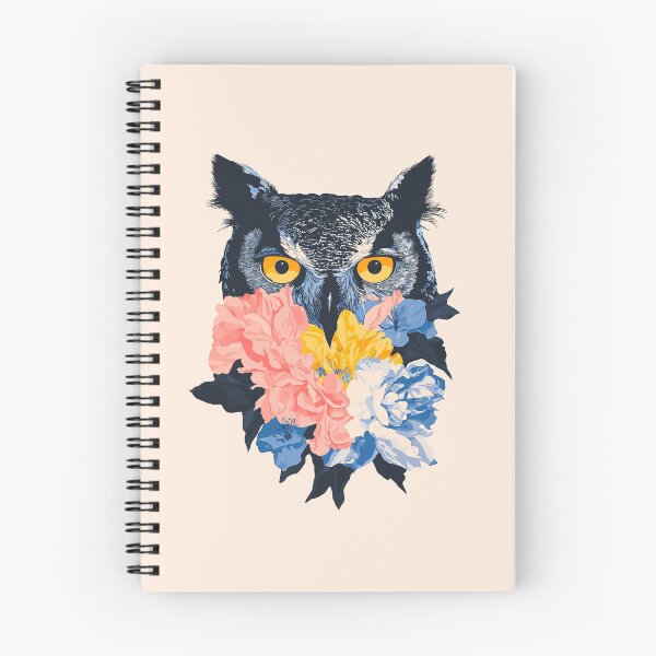 Item preview, Owl and Flowers designed and sold by Liededrom..