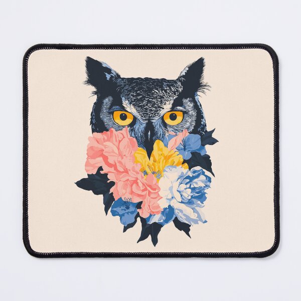 Item preview, Owl and Flowers designed and sold by Liededrom..