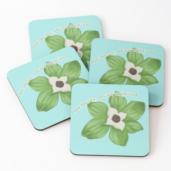 Item preview, Bunchberry, Dwarf Dogwood designed and sold by ErynFalasDesign.