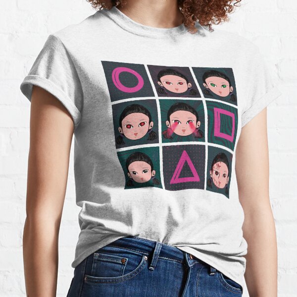 Item preview, SQUID GAME. Squid Game Doll. Squid Game Symbols. Circle, triangle, square. designed and sold by bekksa.