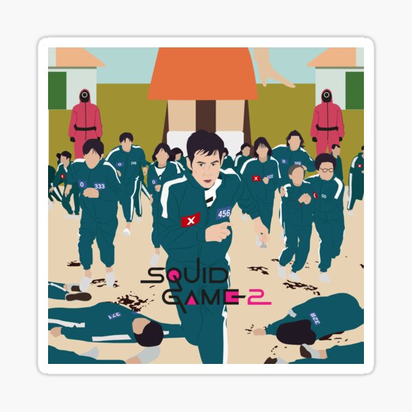 Item preview, Seong Gi Hun Young Hee Squid Game 2 Red Light Green Light Netflix designed and sold by KamiTrendz.