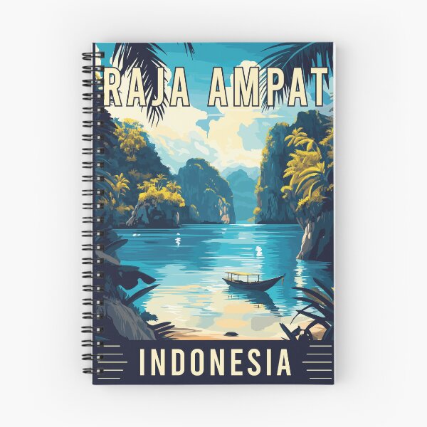 Item preview, Explore Raja Ampat in Indonesia - Stunning Tropical Travel Art designed and sold by turtlestart.