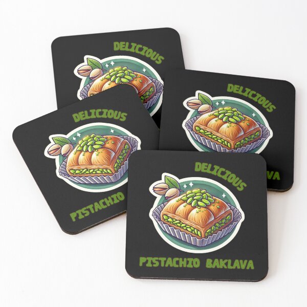 Item preview, Delicious Turkish Pistachio Baklava Dessert Design - Perfect for Food Lovers! designed and sold by Psycho-Crazy.
