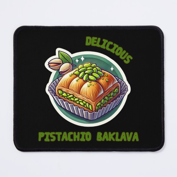 Item preview, Delicious Turkish Pistachio Baklava Dessert Design - Perfect for Food Lovers! designed and sold by Psycho-Crazy.