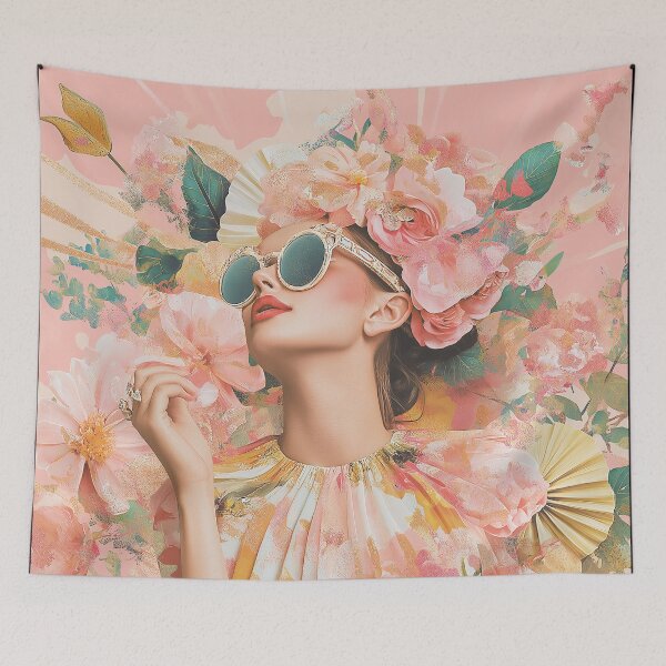 Item preview, Surreal Floral Dream Girl Maisy designed and sold by Mermaid's Whimsy.