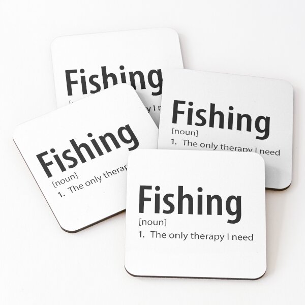 Item preview, Fishing (noun) - The Only Therapy I Need designed and sold by Mysticalbubble.