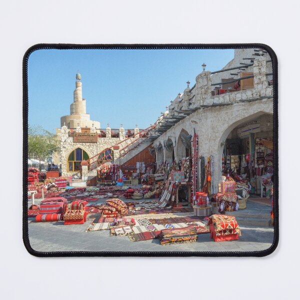 Item preview, Vibrant Souq Waqif Market designed and sold by Kasia Design.