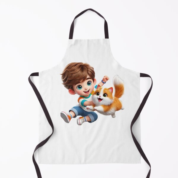 Item preview, Boy and Cat designed and sold by Hevensgarden.