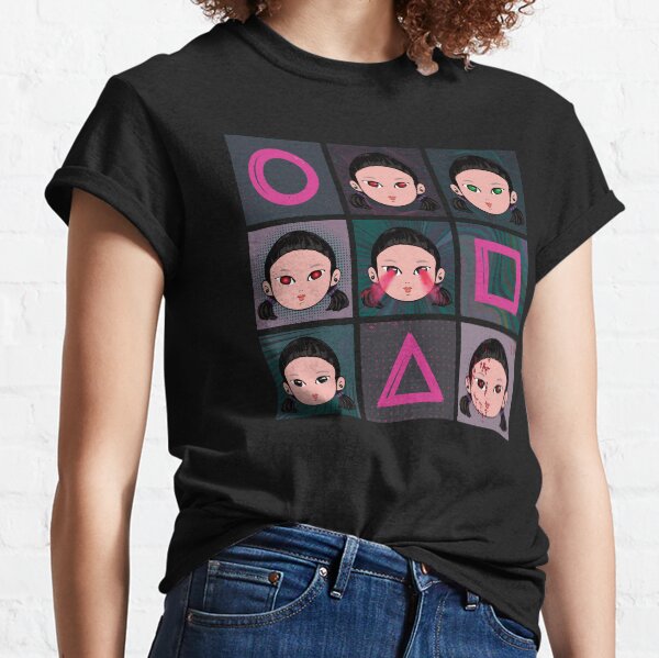 Item preview, SQUID GAME. Squid Game Doll. Squid Game Symbols. Circle, triangle, square. designed and sold by bekksa.