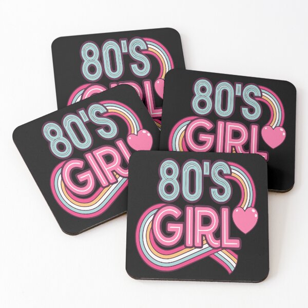 Item preview, 80's Girl Retro Rainbow Design designed and sold by Text2tee.