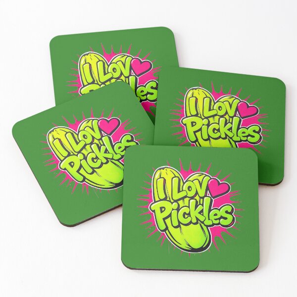 Item preview, I LOVE PICKLES FUNKY COLORFUL PICKLE LOVERS #1 designed and sold by Arts4U.