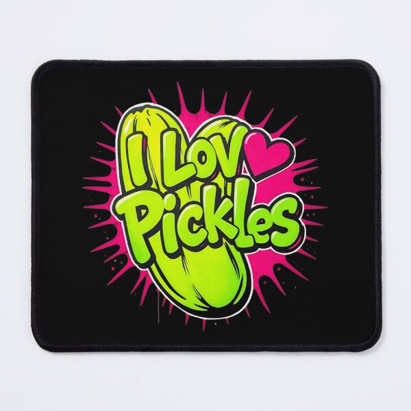 Item preview, I LOVE PICKLES FUNKY COLORFUL PICKLE LOVERS #1 designed and sold by Arts4U.