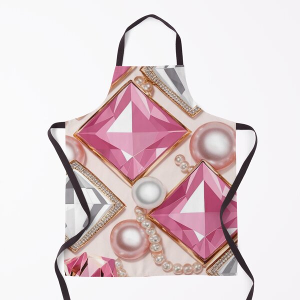 Item preview, Pretties - pink gems, gold and diamond pattern designed and sold by Chippychips1.
