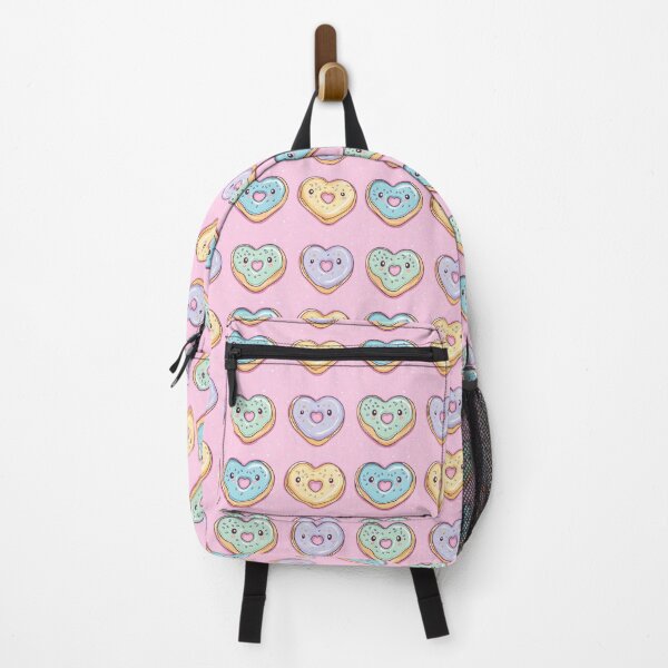 Item preview, Kawaii Donut Hearts Pattern designed and sold by EL-Lebedenko.