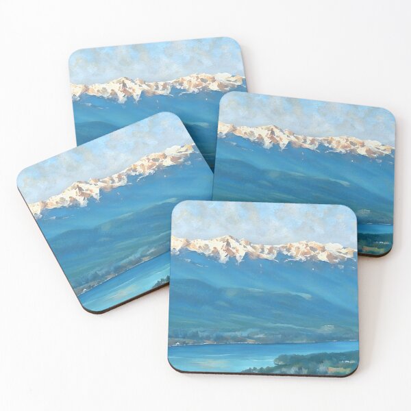 Item preview, Olympic Mountains Hood Canal (Impressionist) designed and sold by flyscenicair.