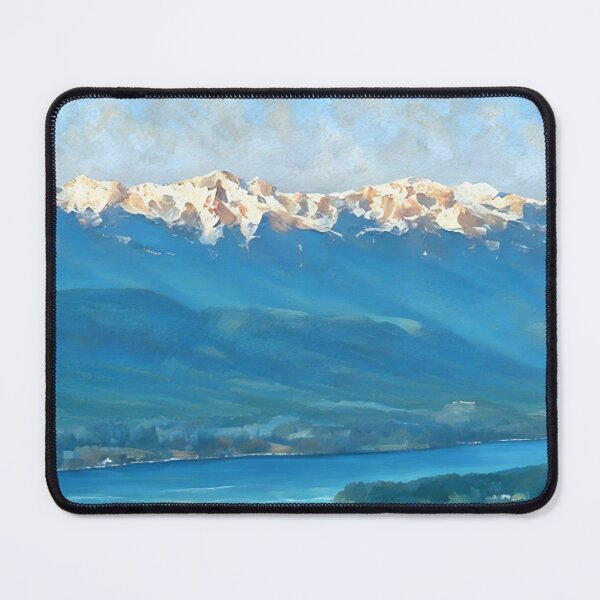 Item preview, Olympic Mountains Hood Canal (Impressionist) designed and sold by flyscenicair.