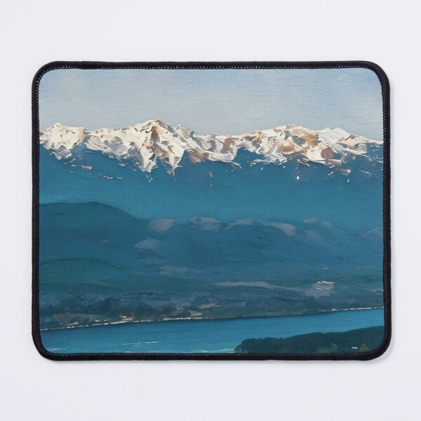 Item preview, Olympic Mountains Hood Canal (Oil Painting) designed and sold by flyscenicair.