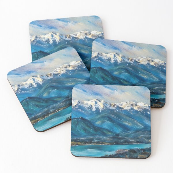 Item preview, Olympic Mountains Hood Canal (Pastel) designed and sold by flyscenicair.