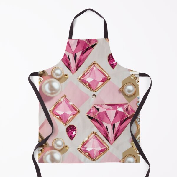 Item preview, Jewelled - Diamonds, pink, gold, Pearls Pattern designed and sold by Chippychips1.