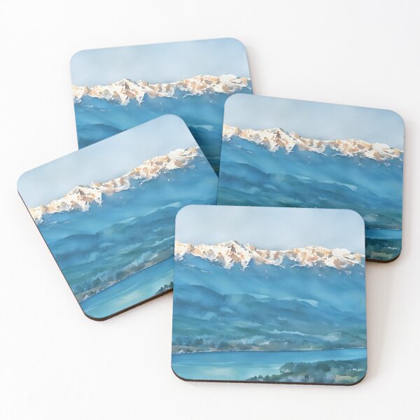 Item preview, Olympic Mountains Hood Canal (Watercolor) designed and sold by flyscenicair.