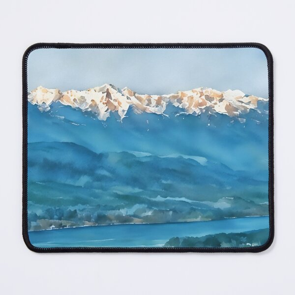 Item preview, Olympic Mountains Hood Canal (Watercolor) designed and sold by flyscenicair.
