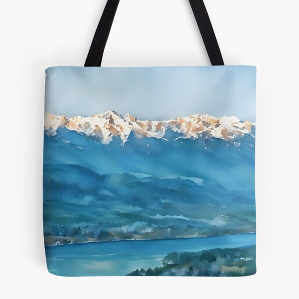 Item preview, Olympic Mountains Hood Canal (Watercolor) designed and sold by flyscenicair.