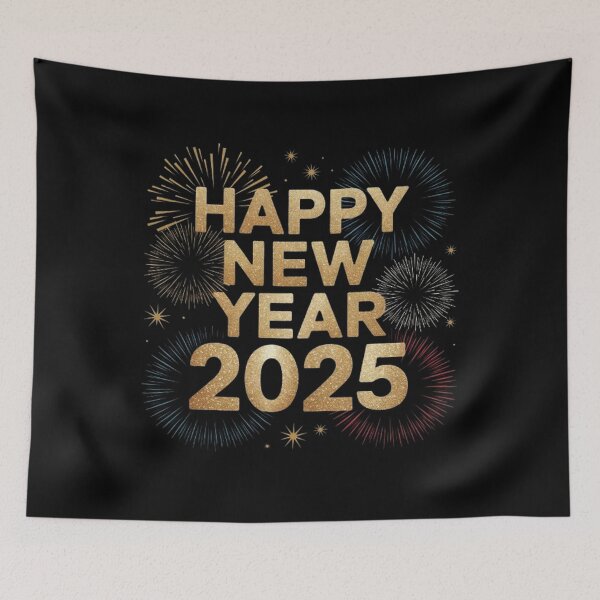Item preview, Happy New Year 2025 designed and sold by SztylishDesigns.