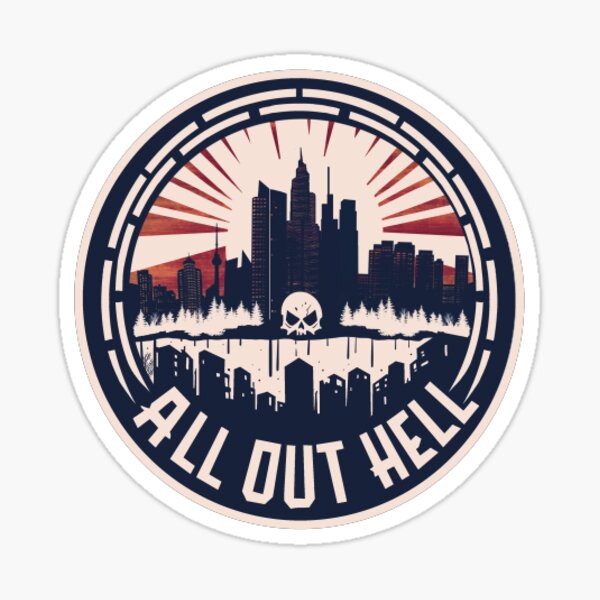 Item preview, All out Hell without QR designed and sold by kraufen.