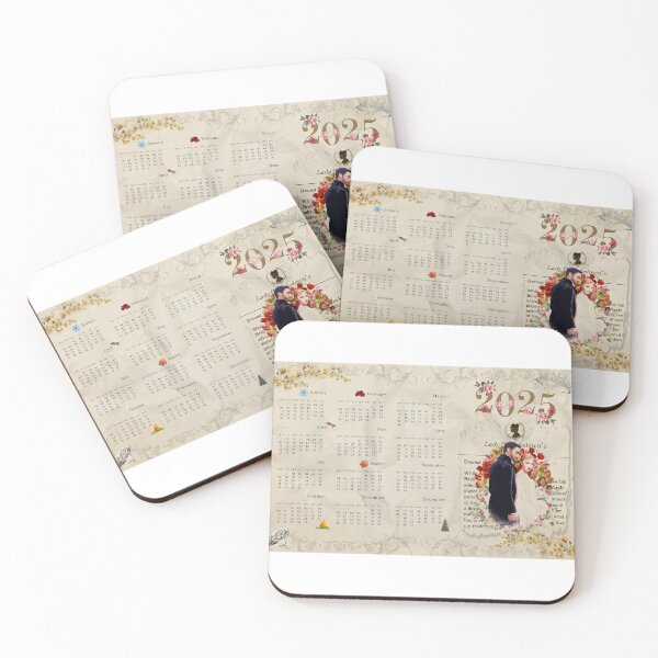 Item preview, Simon Basset & Daphne Bridgerton Lady Whistledown Society Papers 2025 Calendar Netflix designed and sold by KamiTrendz.